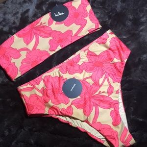 Lulu’s Swim 2 Piece Tropical Floral Bikini 🌸